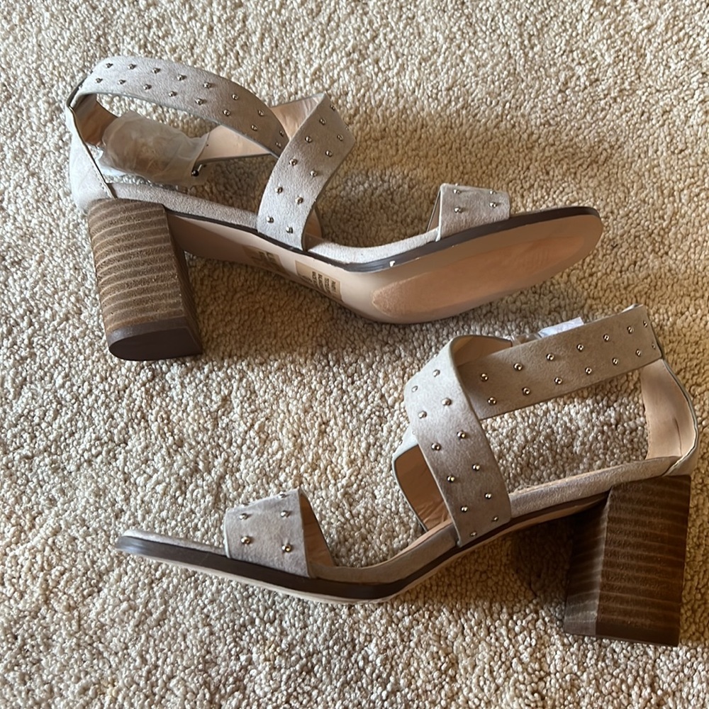 Chase + Chloe Pansy Studded Sandal Heel - Picture 1 of 8